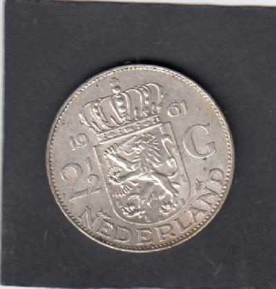 Beschrijving: 2 1/2 Gulden JULIANA 